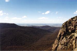 Aussicht auf Canberra